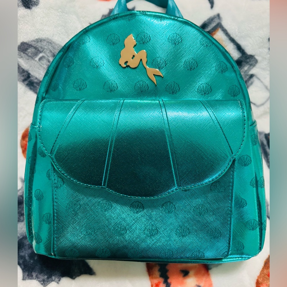 Teal Mermaid Mini Backpack